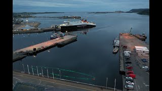 Stornoway Harbour Ferry amp Cruise Port  Hebridean Live Cam [upl. by Ellehsar]