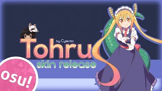 Tohru Kobayashis Dragon Maid  osu Skin Release [upl. by Nae]