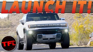 I Test the 9200 Pound Hummer EV From 060 and Scare Myself [upl. by Errick553]