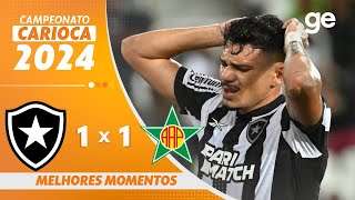 BOTAFOGO 1 X 1 PORTUGUESARJ  MELHORES MOMENTOS  CAMPEONATO CARIOCA 2024  geglobo [upl. by Hteb779]