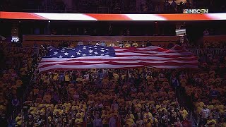 WSHPIT Gm6 Jeff Jimerson sings the national anthem [upl. by Vitale330]