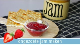 Ongezoete jam maken 🍓 van diepvriesfruit  RENSKE VISSER GEWICHTSCONSULENT [upl. by Ball]