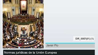 Normas jurídicas de la Unión Europea [upl. by Martine]