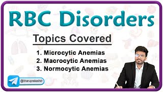 Disorders of RBCs  Robbins Pathology  Macrocytic anemias Microcytic anemias amp Normocytic anemias [upl. by Dowdell]