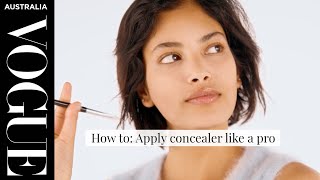 How to apply concealer like a pro Vogues stepbystep guide [upl. by Dahij]