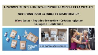 Les compléments alimentaires de la force santé  récupération [upl. by Johppa]