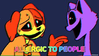 ALLERGIC TO PEOPLE ANIMATION MEME  poppy playtime chapter 3  파피 플레이 타입 챕터3 [upl. by Latsyc502]