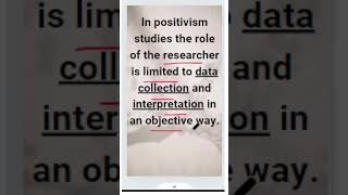 Positivism Approach selfstudy179 youtubeshorts exam neteducation [upl. by Aryamo]