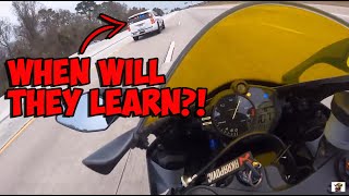 Sportbikers RUN From CRAZY Texas Police Officers  Bikes VS Cops 82 [upl. by Elrahc]