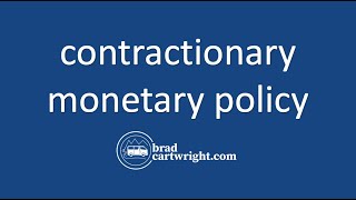 Contractionary Monetary Policy  IB Macroeconomics [upl. by Nnayrrehs]