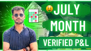 📈JULY Month P And L Report  Swing Trading Strategy  SWING KING swingtrading verifiedpnl [upl. by Fotinas]