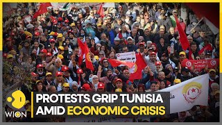 Tunisian General Labour Union holds demonstrations across country  Latest  English News  WION [upl. by Ed952]