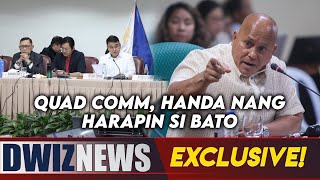 MGA NAGSAGAWA NG ALEGASYON SA QUAD COMM HEARING HANDA NANG HARAPIN SI BATO  IZBalita [upl. by Greeley166]