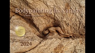 Kalender NATURE ART  BODYPAINTING IN NATURE 2024 by Atelier Jörg Düsterwald  JubiläumsEdition [upl. by Leitnahs]