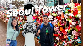 Exploring Seoul Tower A MUST SEE Attraction in South Korea [upl. by Gnourt]