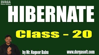 HIBERNATE Online Training  Class  20  by Nagoor Babu On 15122018 [upl. by Nnalyrehc866]