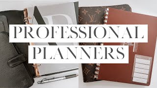 Professional Planner Set Up  Louis Vuitton GM amp MM Agenda Flips [upl. by Etam325]