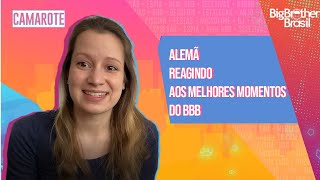 Gringa Alemã reagindo ao BBB  Melhores momentos Big Brother Brasil [upl. by Gusti]