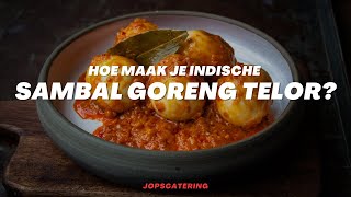 Hoe maak je Sambal Goreng Telor Eitjes in pittige saus [upl. by Antonie]