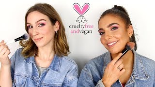 GET READY WITH US  maquillage crueltyfree ft RAFAËLLE ROY [upl. by Eppillihp270]