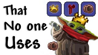 Beating Terraria with items no one uses [upl. by Awram]