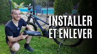 Comment installer et enlever la batterie EnergyPak sur un vélo Giant [upl. by Akined]