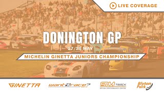 2023 Michelin Ginetta Junior Championship – Round 8 – Live from Donington Park [upl. by Zil]