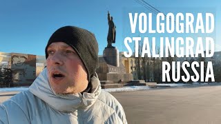 VOLGOGRAD Russia Motherland Calls Battle of Stalingrad Panorama Metro Tram Changing of Guards [upl. by Britteny]