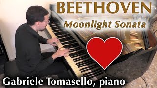 Beethoven Op 27 n 2 moonlight sonata  Adagio sostenuto Tomasello [upl. by Simetra]