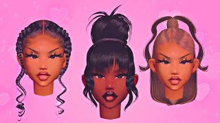 how to make the perfect imvu avi  links ♡ skins lashes eyebrows etc [upl. by Olracnaig]