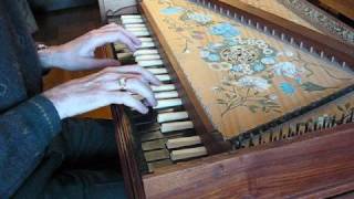 Rameau Les Sauvages on replica of 1677 Epinette à loctave played by Ryan Layne Whitney [upl. by Shepley]