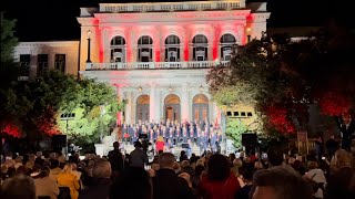 Tržaški partizanski pevski zbor  Računajte na nas amp O bella ciao Live in Sarajevo [upl. by Bihas]