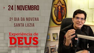 Experiência de Deus  241123 2º DIA DA NOVENA SANTA LUZIA  PadreManzottiOficial [upl. by Annuahs]