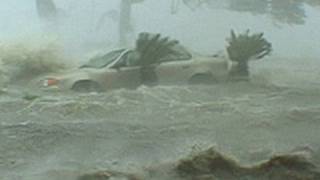 Hurricane Katrina Historic Storm Surge Video  Gulfport Mississippi [upl. by Nairrad]