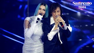 Sanremo 2024  Rose Villain con Gianna Nannini canta un medley [upl. by Ettesil]