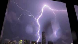 Toronto lightning storm 24 August 2011 [upl. by Au]