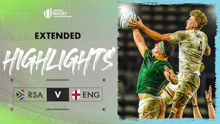 A CLOSE showdown  South Africa v England  World Rugby U20 Championship 2024 Extended Highlights [upl. by Aicillyhp899]