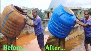 জলের ট্যাংক পরিস্কার করার উপায়water tank cleaningHow to clean water tank at home [upl. by Nnairak591]