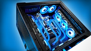 Building a Clean Custom Water Cooled PC  RTX 4080 i7 13700 [upl. by Milla]