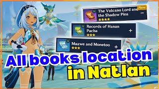 Natlan All Books Locations  Genshin Impact 50 [upl. by Panta681]