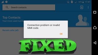 How To Fix Connection Problem Or Invalid MMI Code On Android Device [upl. by Cowley]