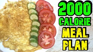 2000 Calorie Meal Plan [upl. by Salokcin]