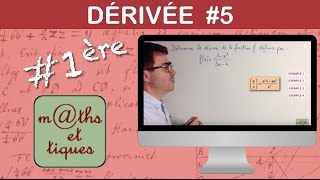 Dériver une fonction 5  Première [upl. by Einwahs]