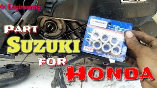 Part Suzuki di Honda vario  Lebih responsif dan fast akselerasi [upl. by Faro302]