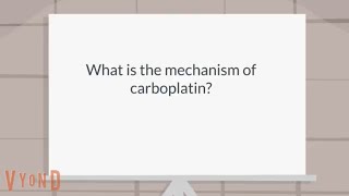 What is the mechanism of carboplatin [upl. by Rogozen148]