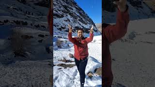 New Year Celebration Sisu Snowfall  Sisu Temp 15 sisu mnali newyear trending shorts vlog [upl. by Aidyn]