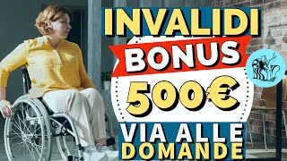 🟢 ULTIMISSIMA❗️ BONUS DISABILI 500€💰 👉 VIA ALLE DOMANDE 📌 [upl. by Eng]