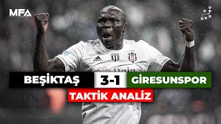 Beşiktaş 31 Giresunspor  Taktik Analiz 5  Gedson Fernandes Aboubakar Faktörü Şenol Güneş Farkı [upl. by Reinnej]