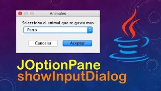 Uso de JOptionPaneshowInputDialog en Java [upl. by Spohr]