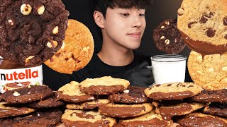 초콜릿 쿠키 우유에 찍어먹기🍪 누텔라 초콜릿까지 초콜릿 먹방 CHOCOLATE COOKIES MUKBANG ASMR CHOCOLATE EATING SOUNDS [upl. by Dotty21]